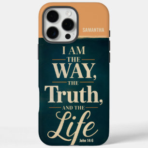 Ich bin der Weg die Wahrheit das Leben Vintage Chr iPhone 16 Pro Max Hülle