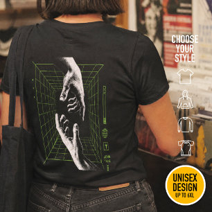 Ich bin der Weg Johannes 14:6 Grid Christlicher Cy T-Shirt