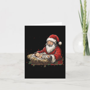 Ich bin der Weihnachtsmann, ich bin der Grund Jesu Karte