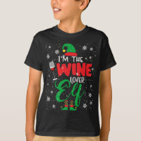 Ich bin der Wein Lover Elf Weihnachtself trinken W