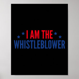 Ich bin der Whistleblower Anti-Trump Impeachment  Poster