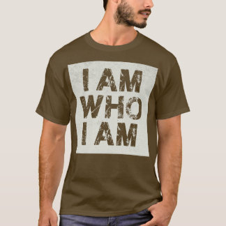 Ich bin derjenige, der ich Vintag weiß bin T-Shirt