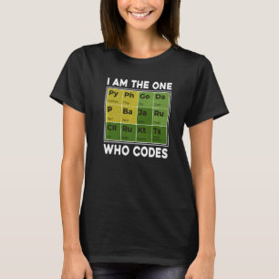 Ich bin derjenige, der Programmierer-Nerd programm T-Shirt