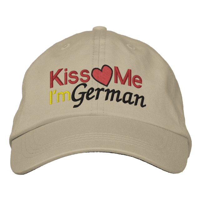 Ich bin Deutscher von SRF Bestickte Kappe (Vorderseite)