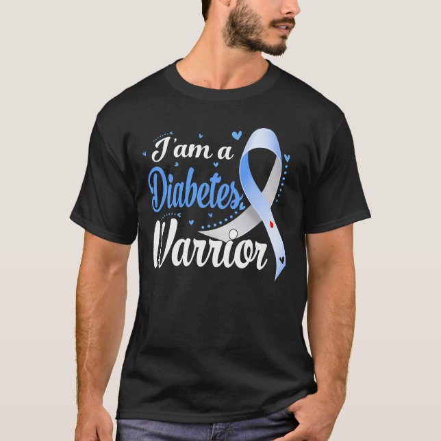 Ich bin Diabetiker des Diabetes-Kriegers T-Shirt (Vorderseite)