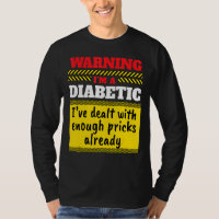 Ich bin Diabetiker-I-Insulin-Diabetiker Zucker-Pat