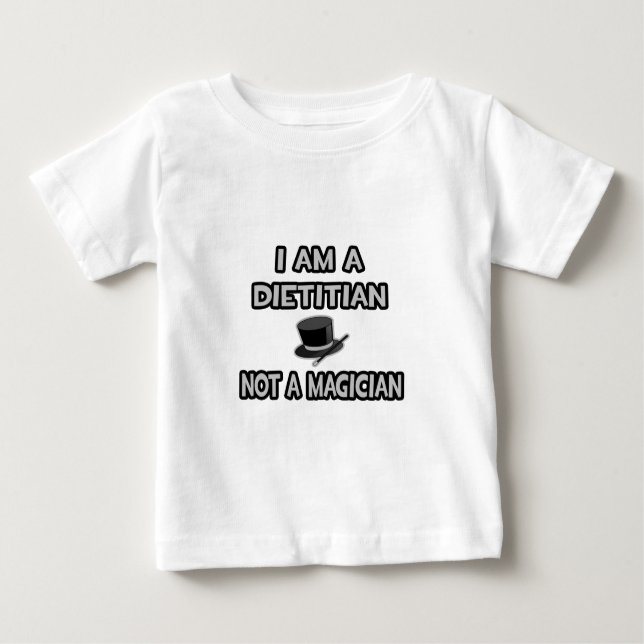 Ich bin Diätin ... Nicht ein Magier Baby T-shirt (Vorderseite)
