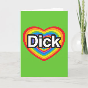 Ich bin Dick. Ich bin Dick. Heart Karte