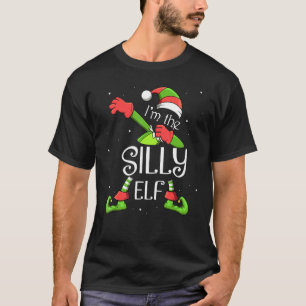 Ich bin die Alberne Elf-Dabbing-Weihnachtsfamilie T-Shirt