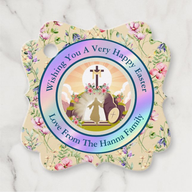 Ich bin die Auferstehung und das Leben Geschenkanhänger (Vorderseite)