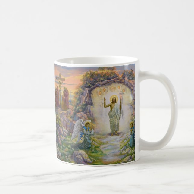 Ich bin die Auferstehung und das Leben Kaffeetasse (Rechts)