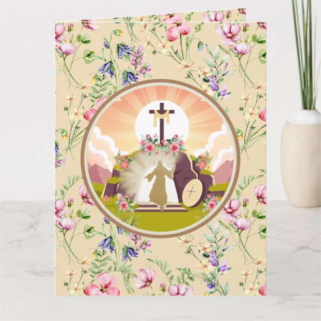 Ich bin die Auferstehung und das Leben Karte (Vorderseite)