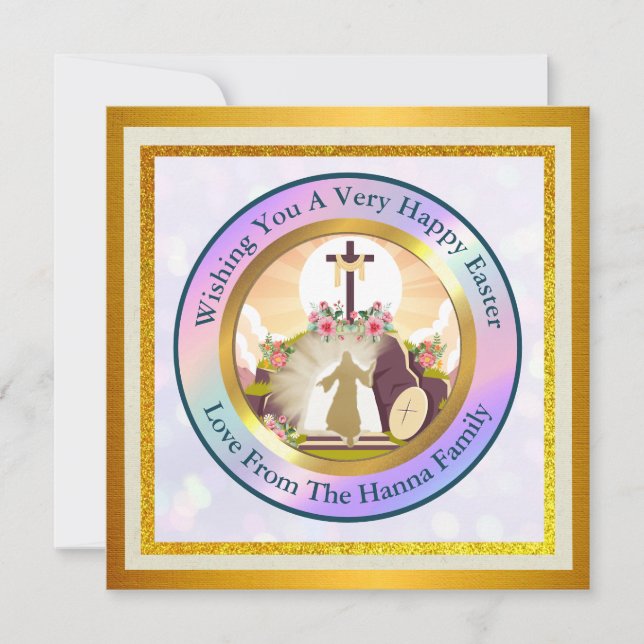 Ich bin die Auferstehung und das Leben nach der Ka Einladung (Vorderseite)