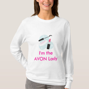 Ich bin die AVON Dame Fitted Long Sleeve T-Shirt