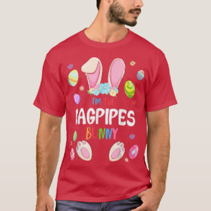 Ich bin die Bagpipe Bunny Osterst Party Matching F T-Shirt