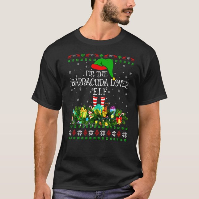 Ich bin die Barracuda Elf Christm. T-Shirt (Vorderseite)