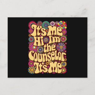 Ich bin die Beraterschule zurück zur Schule Postkarte