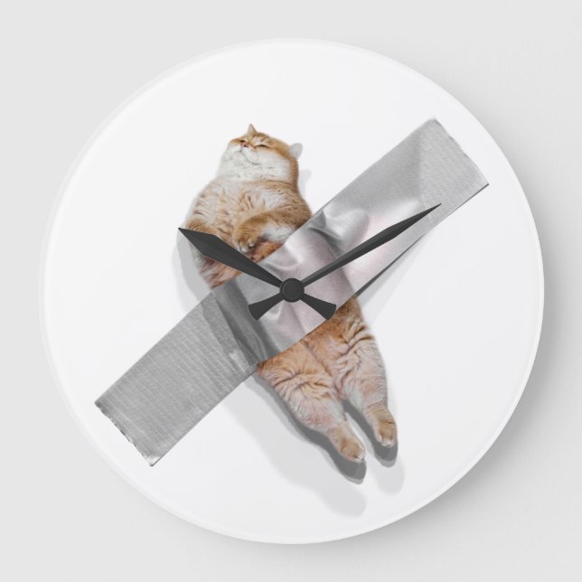 Ich bin die beste Banane! Große Wanduhr (Vorderseite)