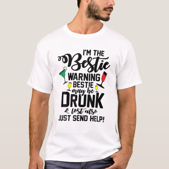 Ich bin die Bestie-Warnung könnte verloren und Bet T-Shirt (Vorderseite)