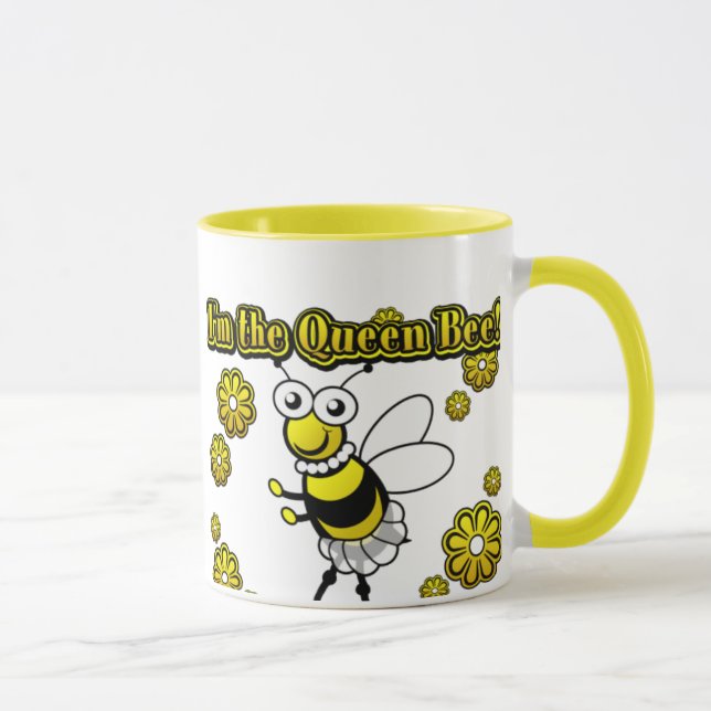 Ich bin die Bienenkönigin! Tasse (Rechts)