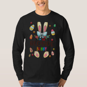 Ich bin die blonde Bunny Ostertag Matching Family T-Shirt