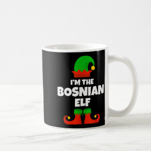 Ich bin die bosnische Elf-Familie-Pyjama-Weihnacht Kaffeetasse