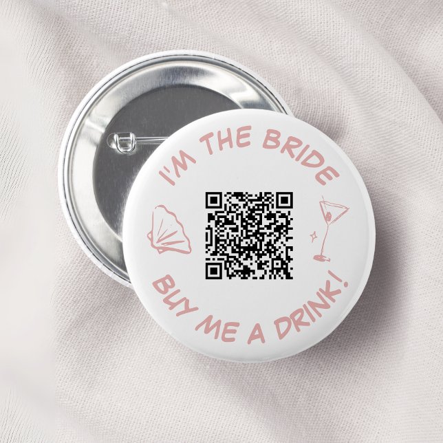 Ich bin die Braut, die mir einen QR-Code für trink Button (Von Creator hochgeladen)