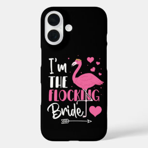 Ich bin die Braut mit der Herde - Flamingo Jungges iPhone 16 Hülle