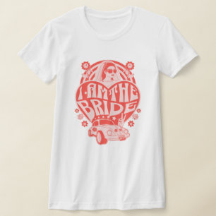 "Ich bin die Braut" Retro-Brautparty T-Shirt