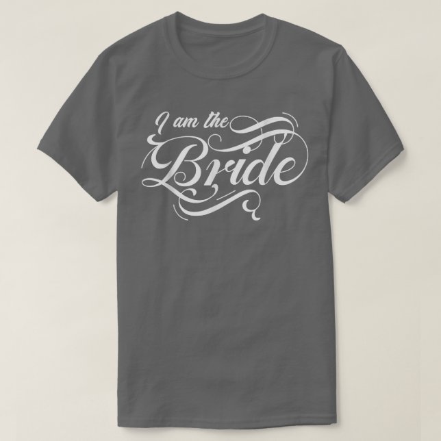 Ich bin die Brautmädchen von H T-Shirt (Design vorne)