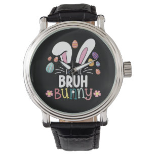 Ich bin die Bruh-Bunny-Ostern-Matching Armbanduhr