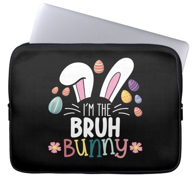 Ich bin die Bruh-Bunny-Ostern-Matching Laptopschutzhülle (Vorderseite)