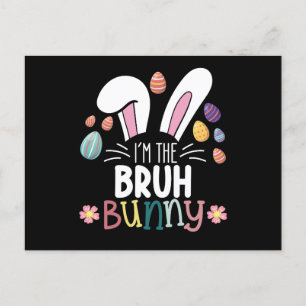 Ich bin die Bruh-Bunny-Ostern-Matching Postkarte