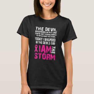 Ich bin die Brustkrebsaufklärung Storm T-Shirt