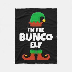 Ich bin die Bunco Elf Familie Pajama Weihnachts-Fu Fleecedecke
