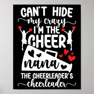 Ich bin die Cheer-Oma einer Cheerleader-Oma Cheerl Poster