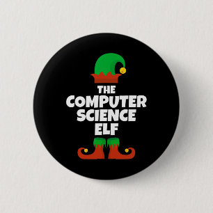 Ich bin die Computer Science Elf Familie Pajama We Button