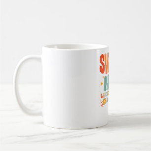 Ich bin die Coole Mama. Ich bin Retro Groovy. Kaffeetasse