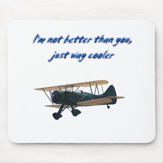 Ich bin die coolere Weise, WACO Mousepad (Vorne)