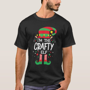 Ich bin die Crafty Elf Familiengruppe, die Weihnac T-Shirt