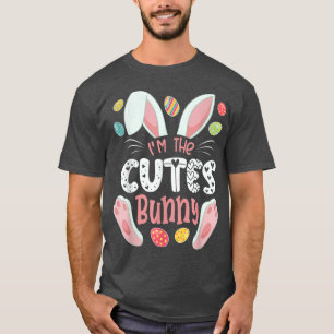 Ich bin die Cutes Bunny Matching Familie Ostereier T-Shirt
