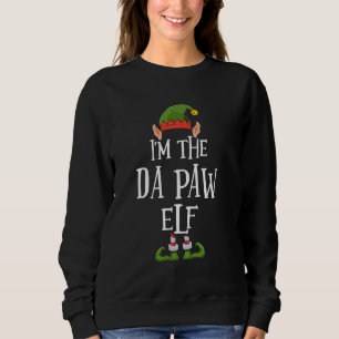 Ich bin die Da Paw Elf Graphic - Funny Ugly Weihna Sweatshirt