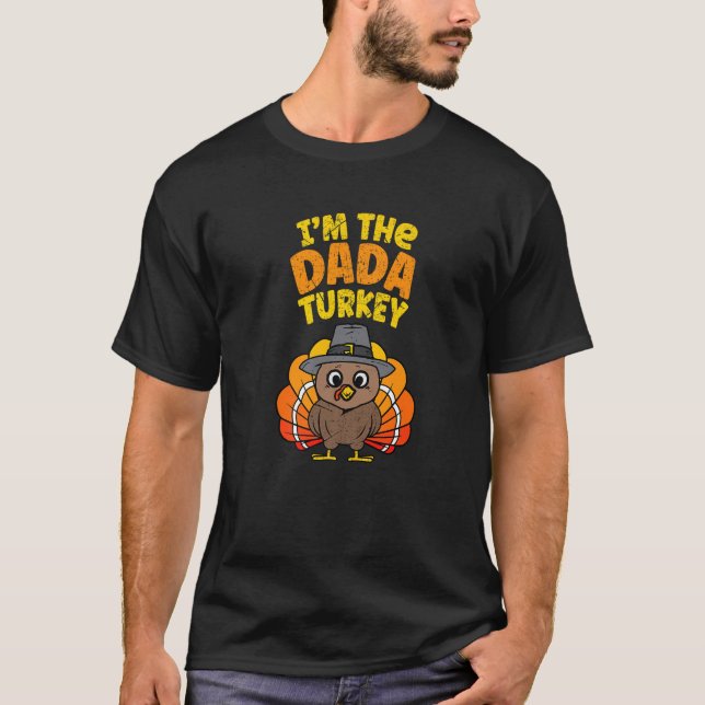 Ich bin die Dada Turkey 2023 Erntedank Family Autu T-Shirt (Vorderseite)