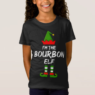 Ich bin die Familie Bourbon Elf Weihnachten Funny  T-Shirt