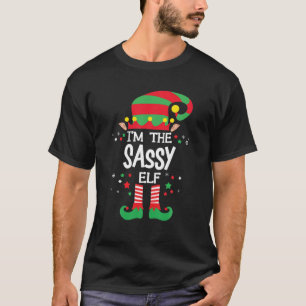 Ich bin die Familie Sassy Elf, die Weihnachten pas T-Shirt