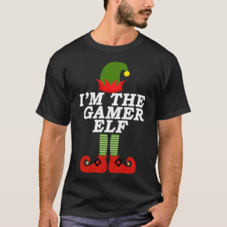 Ich bin die Gamer Elf Matching Family Group Weihna T-Shirt