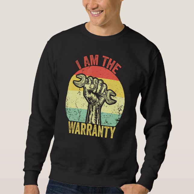 Ich bin die Garantie gebrochen Diesel LKW Mechanik Sweatshirt (Vorderseite)