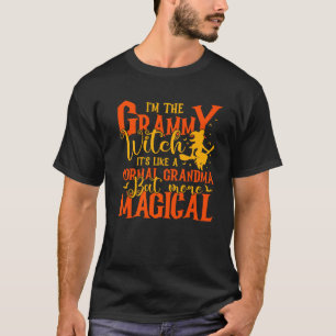 Ich bin die Grammy Hexe wie eine normale Oma Magie T-Shirt