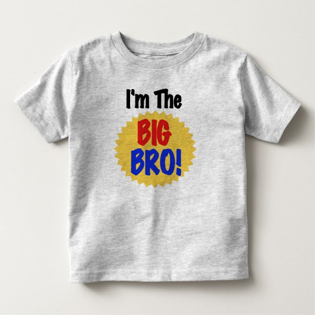 Ich bin die große Bro Kleinkind T-shirt (Vorderseite)