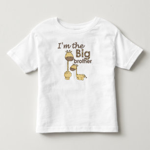 Ich bin die große Brudergiraffe Kleinkind T-shirt